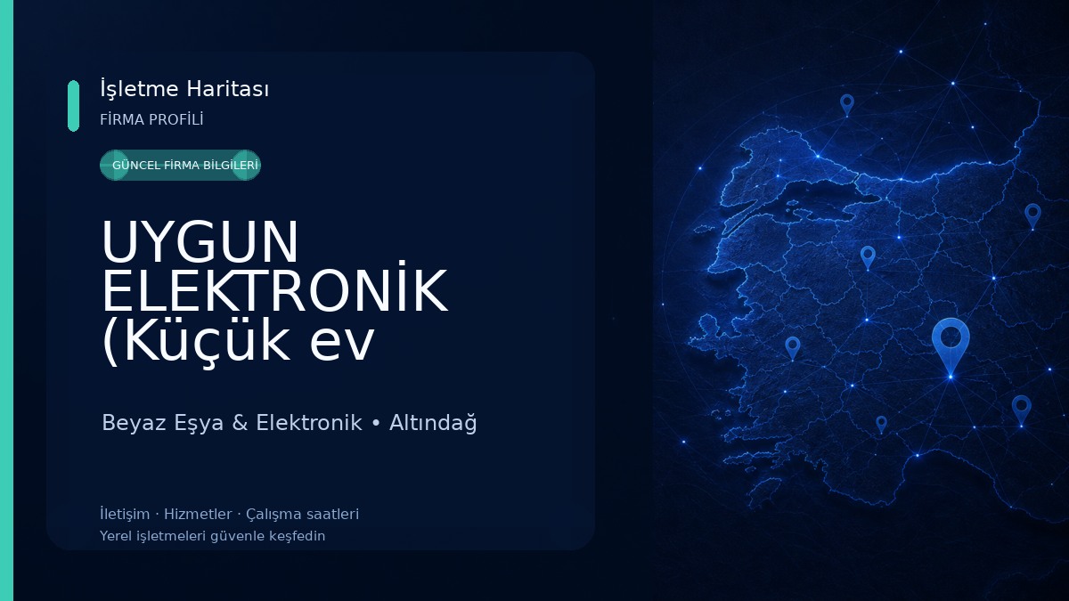 UYGUN ELEKTRONİK (Küçük ev aletleri-Robot süpürge) teknik servisliği tamir