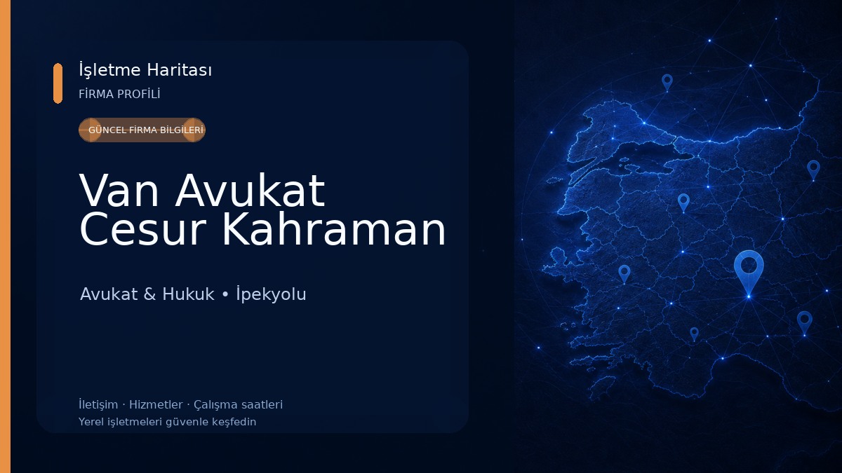 Van Avukat Cesur Kahraman Avukat & Hukuk