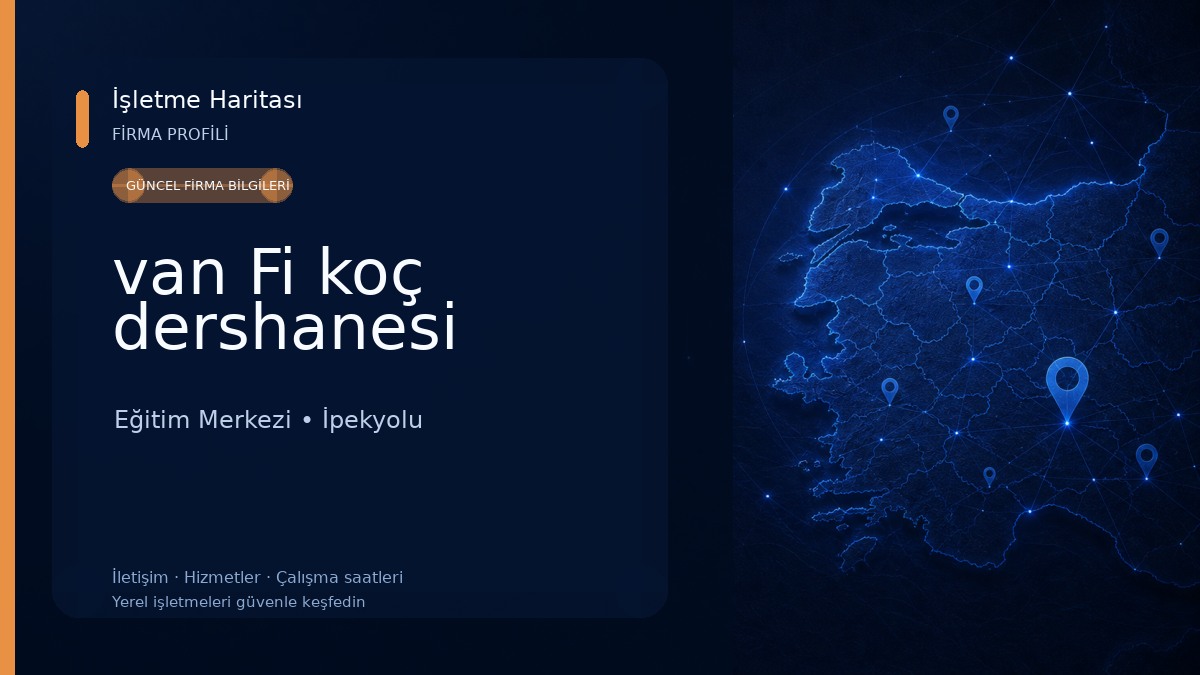 van Fi koç dershanesi Eğitim Merkezi