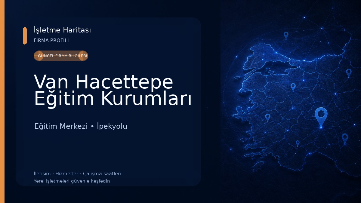 Van Hacettepe Eğitim Kurumları Eğitim Merkezi