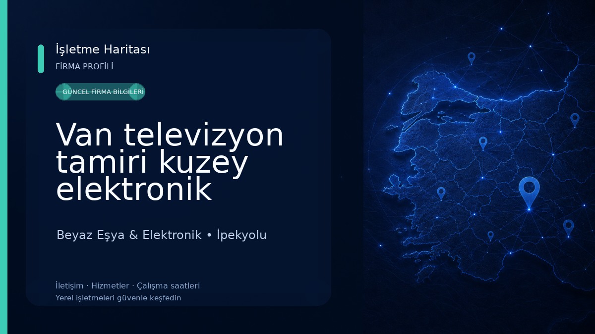 Van televizyon tamiri kuzey elektronik Beyaz Eşya & Elektronik