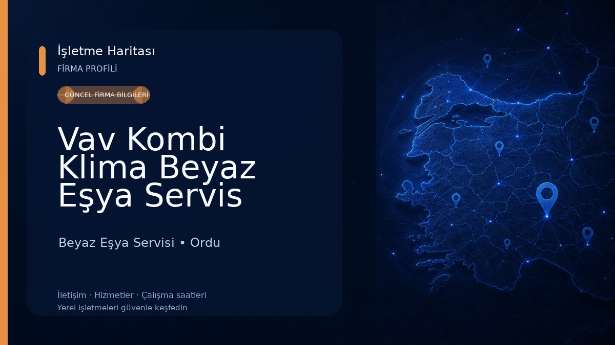 Vav Kombi Klima Beyaz Eşya Servis Beyaz Eşya Servisi
