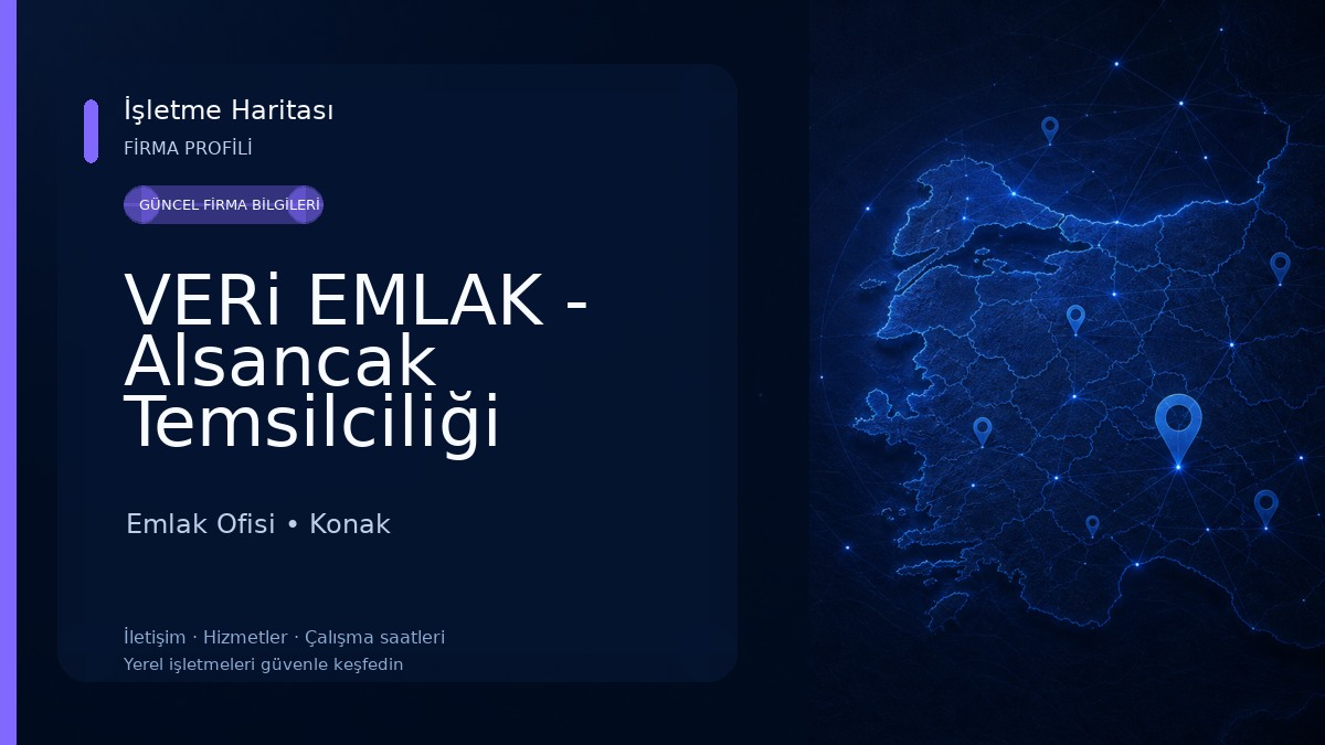 VERi EMLAK - Alsancak Temsilciliği Emlak Ofisi