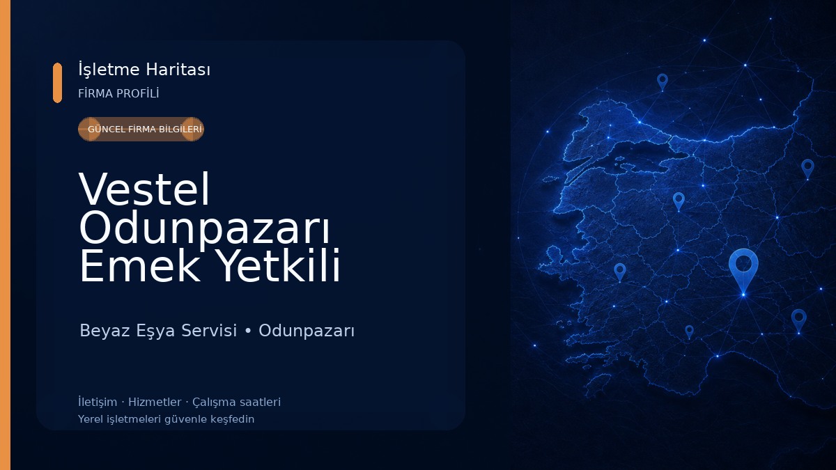 Vestel Odunpazarı Emek Yetkili Satış Mağazası - Eldem DTM Beyaz Eşya Servisi