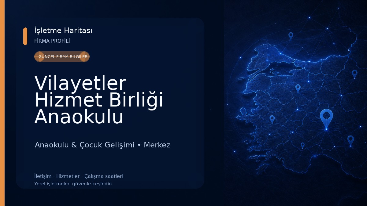 Vilayetler Hizmet Birliği Anaokulu Adıyaman