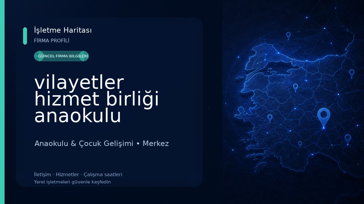 vilayetler hizmet birliği anaokulu Anaokulu & Çocuk Gelişimi