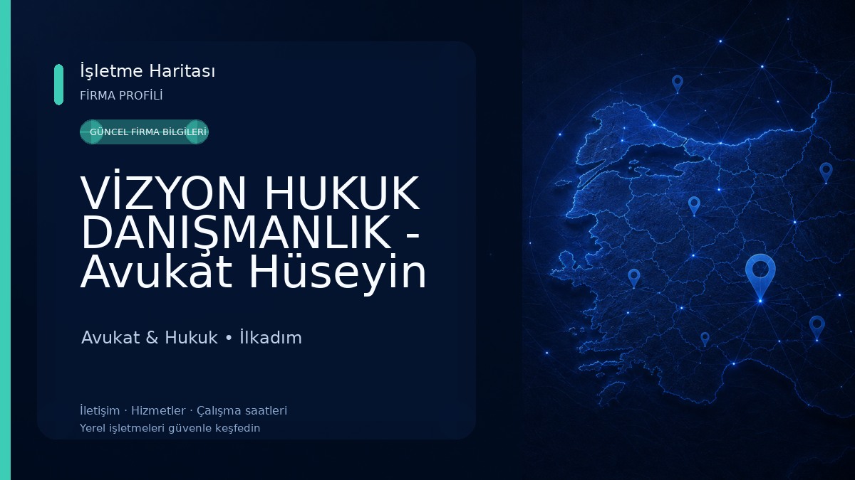VİZYON HUKUK DANIŞMANLIK - Avukat Hüseyin Sirac DER & Avukat Mert Senai SANCAR - Samsun Avukat Avukat & Hukuk