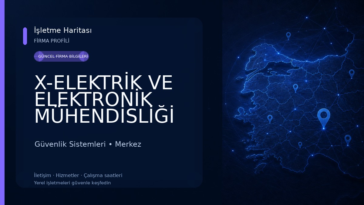 X-ELEKTRİK VE ELEKTRONİK MÜHENDİSLİĞİ 