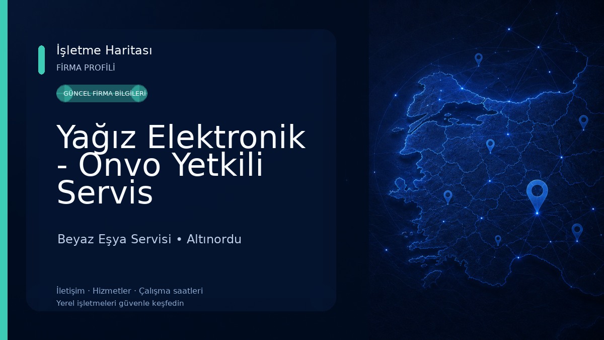 Yağız Elektronik - Onvo Yetkili Servis