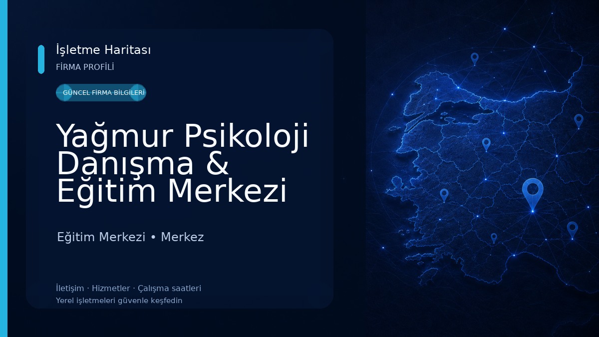 Yağmur Psikoloji Danışma & Eğitim Merkezi Eğitim Merkezi