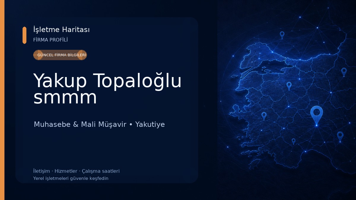 Yakup Topaloğlu smmm
