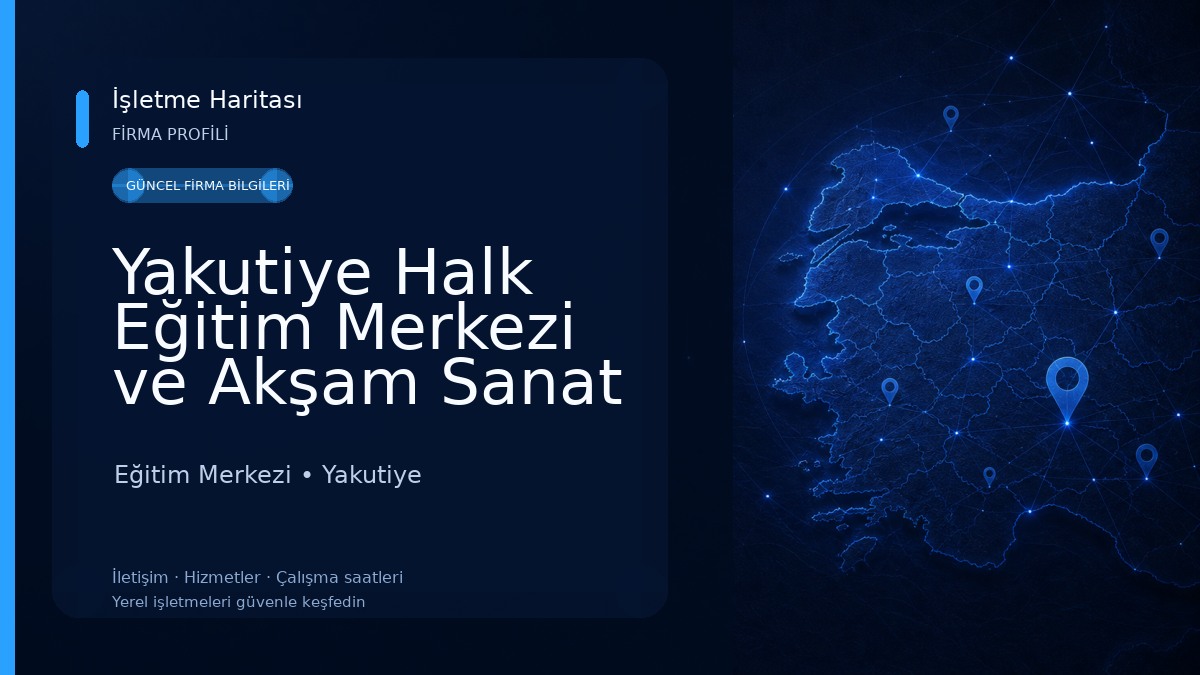 Yakutiye Halk Eğitim Merkezi ve Akşam Sanat Okulu Eğitim Merkezi