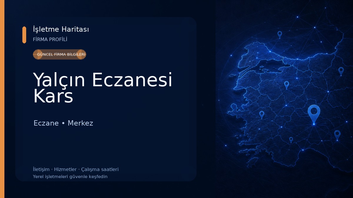 Yalçın Eczanesi Kars