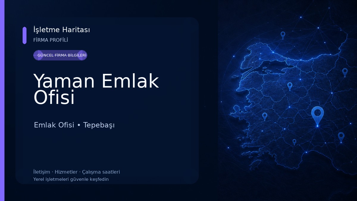 Yaman Emlak Ofisi Emlak Ofisi