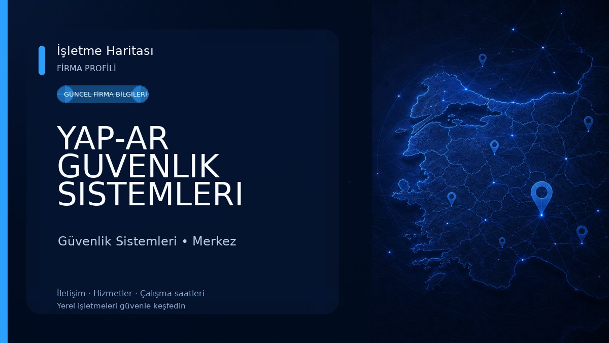 YAP-AR GUVENLIK SISTEMLERI