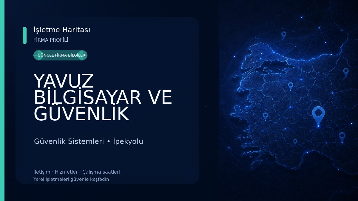 YAVUZ BİLGİSAYAR VE GÜVENLİK SİSTEMLERİ Güvenlik Sistemleri