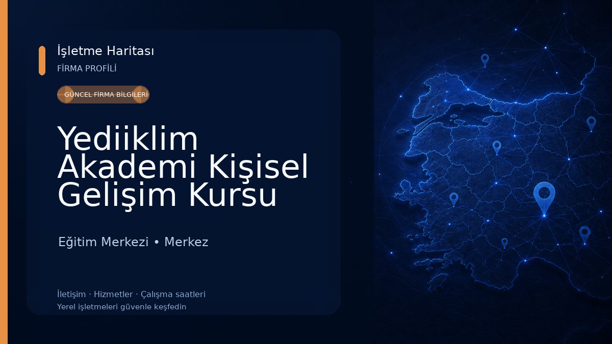Yediiklim Akademi Kişisel Gelişim Kursu Eğitim Merkezi