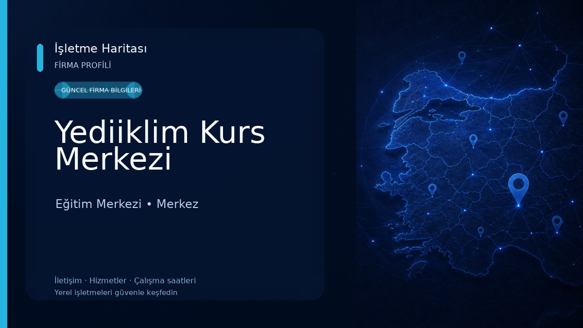 Yediiklim Kurs Merkezi Eğitim Merkezi