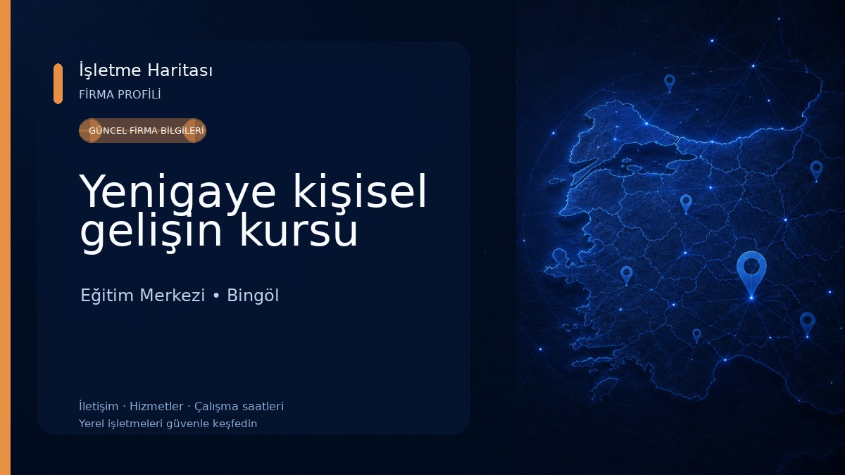 Yenigaye kişisel gelişin kursu