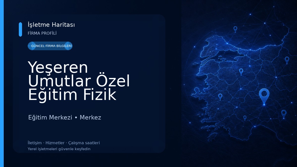 Yeşeren Umutlar Özel Eğitim Fizik Tedavi ve Rehabilitasyon Merkezi