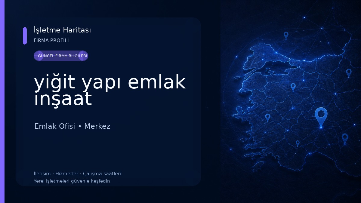 yiğit yapı emlak inşaat