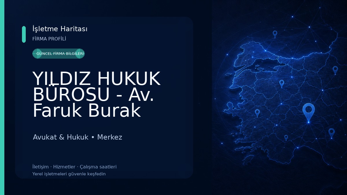 YILDIZ HUKUK BÜROSU - Av. Faruk Burak Yıldız - Av. Beyza Nur Gülmez