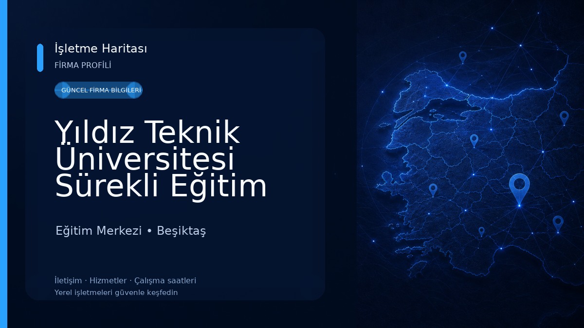 Yıldız Teknik Üniversitesi Sürekli Eğitim Merkezi Eğitim Merkezi