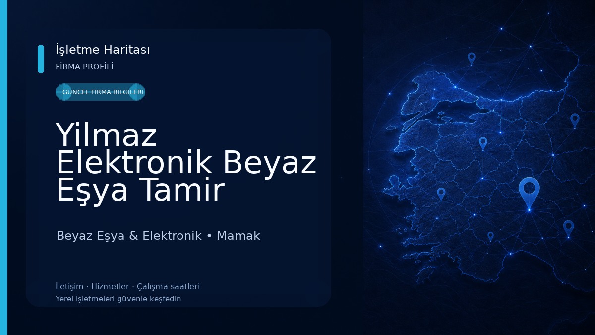 Yilmaz Elektronik Beyaz Eşya Tamir Servisi 