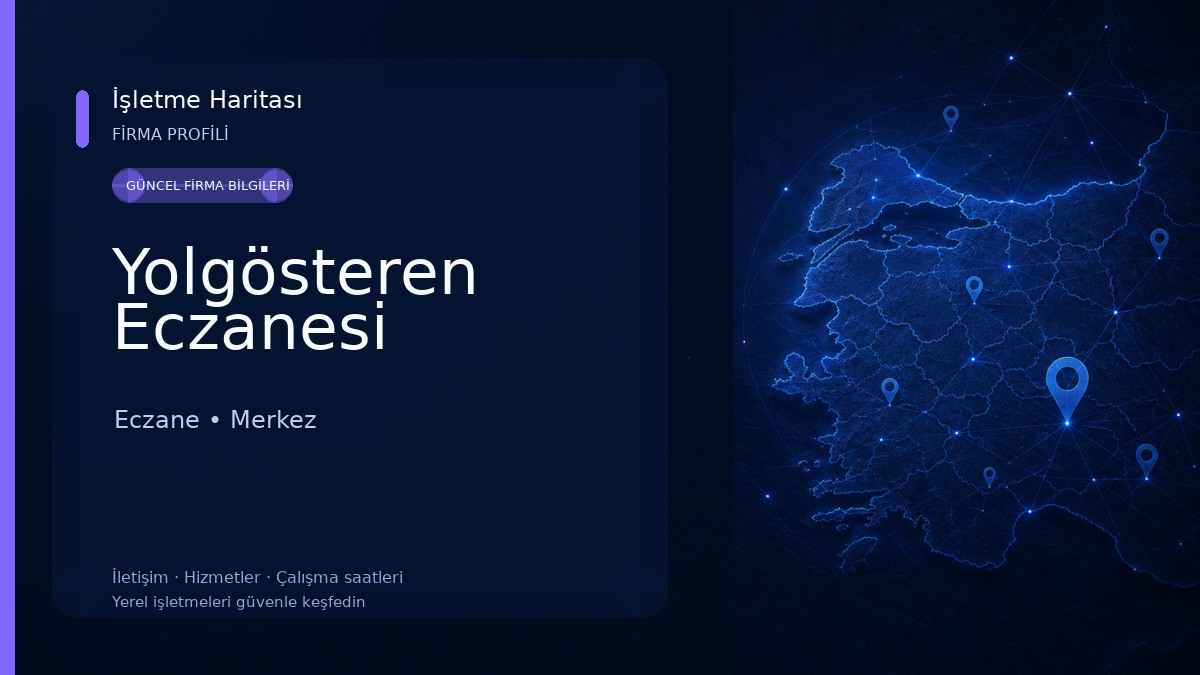 Yolgösteren Eczanesi Eczane