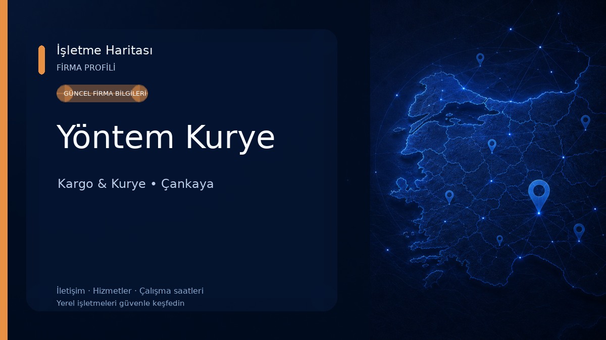 Yöntem Kurye Kargo & Kurye