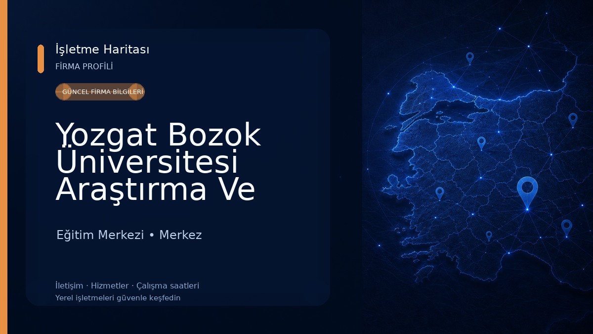 Yozgat Bozok Üniversitesi Araştırma Ve Uygulama Hastanesi - O.G. Eğitim Merkezi