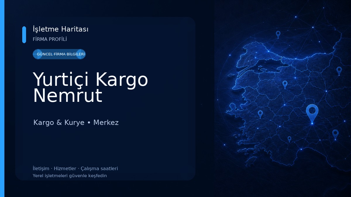 Yurtiçi Kargo Nemrut Kargo & Kurye
