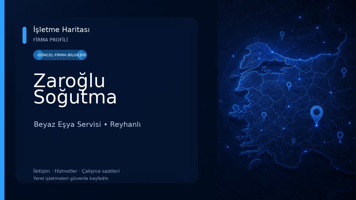 Zaroğlu Soğutma Beyaz Eşya Servisi