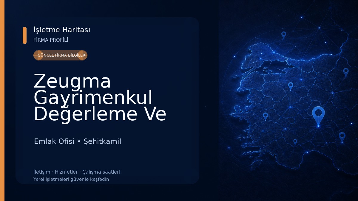 Zeugma Gayrimenkul Değerleme Ve Danışmanlık