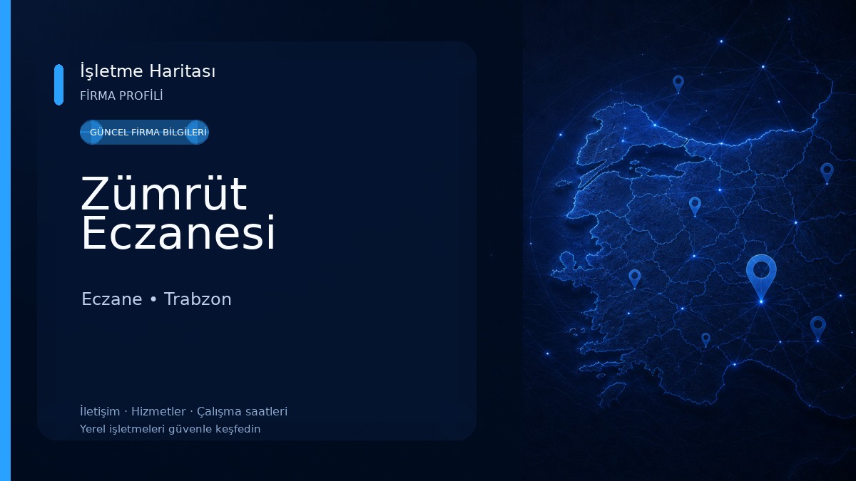 Zümrüt Eczanesi Eczane